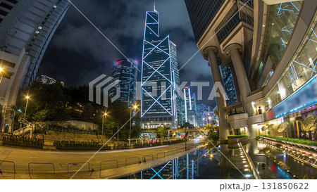 The Hong Kong Corporate Buildings night timelapse The Hong Kong Corporate Buildings night timelapse 131850622