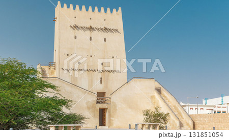 Barzan Towers timelapse, watchtowers near Doha - Qatar 131851054