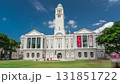 The Victoria Theatre and Concert Hall is a performing arts center in the Central Area of Singapore timelapse hyperlapse. 131851722