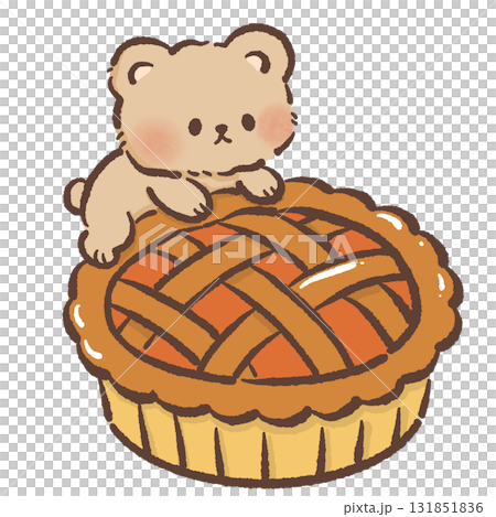Cute Kawaii Bear with Lattice Pie Autumn Dessert Illustration Adorable Cozy Animal Character Art Fall Bakery Food Cartoon Sweet Design for Stickers Stationery and Thanksgiving Decor Cute Kawaii Bear with Lattice Pie Autumn Dessert Illustration Adorable Cozy Animal Character Art Fall Bakery Food Cartoon Sweet Design for Stickers Stationery and Thanksgiving Decor 131851836