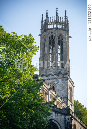 Parish of All Saints Bell Tower in York during Golden Hour 131852169
