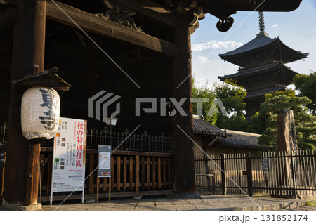 東寺さん 南大門と五重塔(国宝) 東寺さん 南大門と五重塔(国宝) 131852174