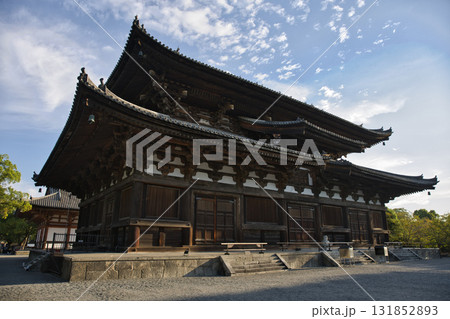 東寺さん 早朝の静寂に包まれる境内と金堂(国宝)8 東寺さん 早朝の静寂に包まれる境内と金堂(国宝)8 131852893