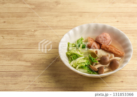 白菜と練り物の煮物 131853366