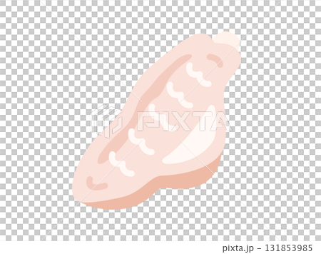 Illustration of a raw chicken wing icon Illustration of a raw chicken wing icon 131853985
