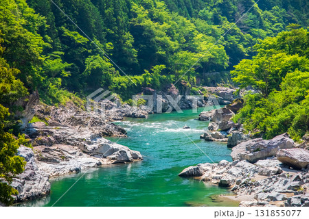 飛騨川沿いの絶景《岐阜県 下呂市 中山七里》 飛騨川沿いの絶景《岐阜県 下呂市 中山七里》 131855077