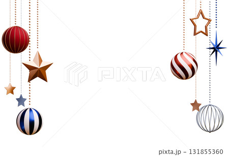 3D素材_クリスマスオーナメント 131855360