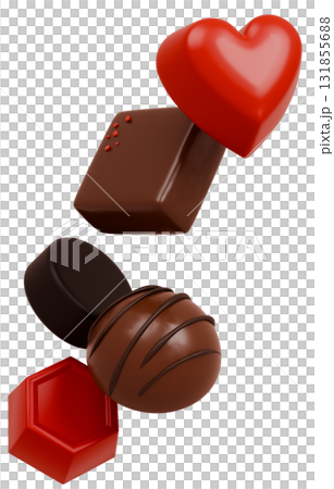 3D chocolate material 131855688