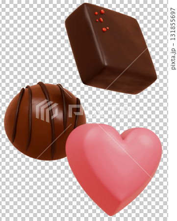 3D巧克力材質 131855697