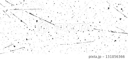 Speckled gritty background. Grain dot texture with noise. Abstract grunge monochrome wallpaper. Black spots on white background. Vector illustration 131856366