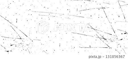 Speckled gritty background. Monochrome texture of stains, scratches, crack. Subtle halftone grunge urban pattern. Vector illustration 131856367