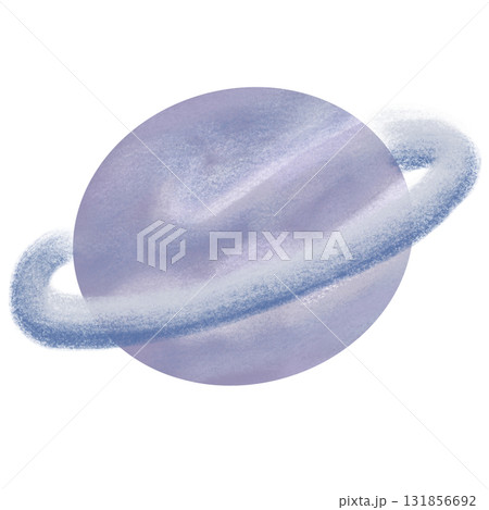 Saturn cartoon illustration 131856692