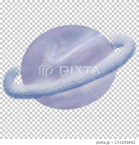 Saturn cartoon illustration 131856692