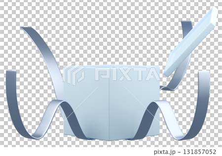 3Dイラスト_プレゼント_水色 3Dイラスト_プレゼント_水色 131857052