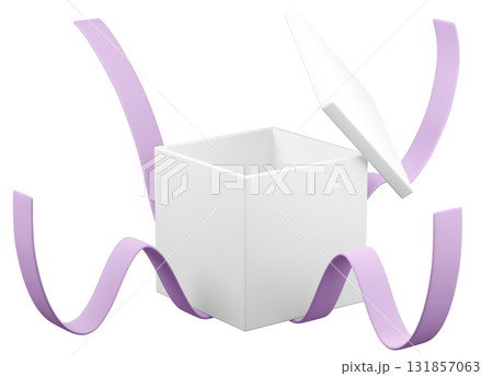 3Dイラスト_プレゼント_紫 3Dイラスト_プレゼント_紫 131857063