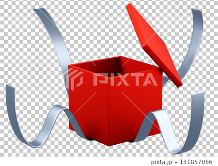 3D 插畫_禮物_紅色 3D 插畫_禮物_紅色 131857086