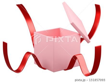 3Dイラスト_プレゼント_ピンク 3Dイラスト_プレゼント_ピンク 131857093