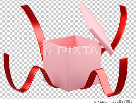 3Dイラスト_プレゼント_ピンク 3Dイラスト_プレゼント_ピンク 131857093