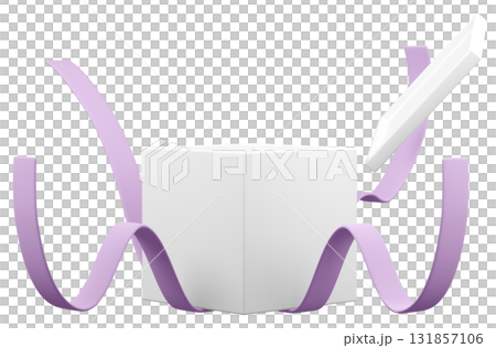 3D 插畫_呈現_紫色 131857106