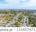 Aerial view of houses in Oceanside town in San Diego, California. USA 131857471