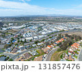 Aerial view of houses in Oceanside town in San Diego, California. USA 131857476