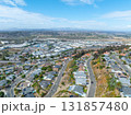 Aerial view of houses in Oceanside town in San Diego, California. USA 131857480