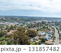Aerial view of houses in Oceanside town in San Diego, California. USA 131857482