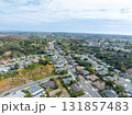 Aerial view of houses in Oceanside town in San Diego, California. USA 131857483