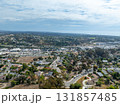 Aerial view of houses in Oceanside town in San Diego, California. USA 131857485