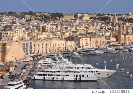 Valetta, Malta - waterfront on the Grand Harbour 131858928