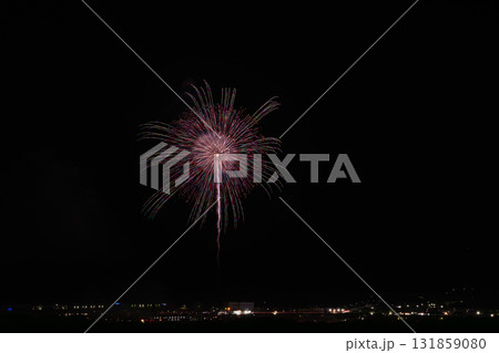 袋井市のふくろい遠州の花火の風景(静岡県) 131859080