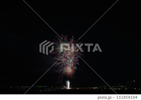 袋井市のふくろい遠州の花火の風景(静岡県) 131859104