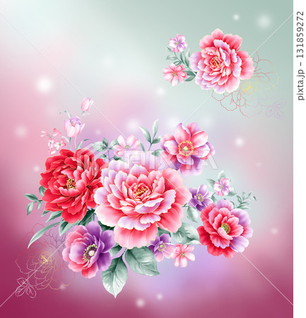 Assorted Handpainted Floral Cartoon And Nature Patterned Decorative Paper Collection 131859272