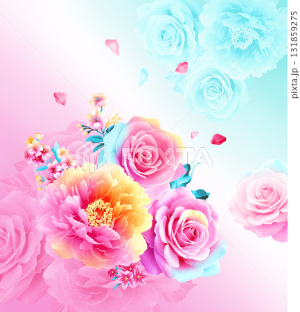 Assorted Handpainted Floral Cartoon And Nature Patterned Decorative Paper Collection 131859275