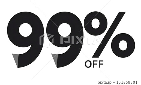 白背景に99%offのデザイン 131859501