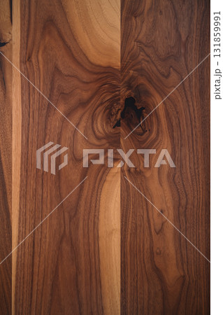 Texture of black walnut wood with some sapwood Texture of black walnut wood with some sapwood 131859991