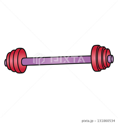 Barbell Weight Violet Illustration Transparent Background Strength Training Doodle Barbell Weight Violet Illustration Transparent Background Strength Training Doodle 131860534