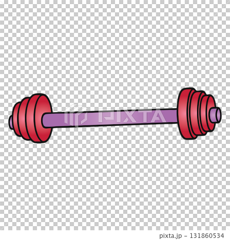 Barbell Weight Violet Illustration Transparent Background Strength Training Doodle Barbell Weight Violet Illustration Transparent Background Strength Training Doodle 131860534
