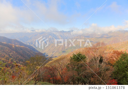栃木　日光　中禅寺湖展望台付近からの眺望（足尾側） 131861378