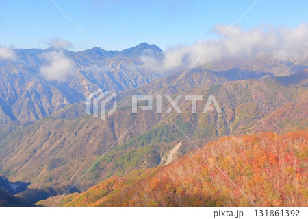 栃木 日光 中禅寺湖展望台付近からの眺望(足尾側) 栃木 日光 中禅寺湖展望台付近からの眺望(足尾側) 131861392