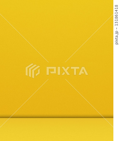 Yellow Background Wall Studio Room Solid Kitchen Podium Bg Floor Backdrop Product Scene Shadow Loft Stage Orange Summer Platform Gold Interior Abstract Mockup Tropical Cement Minimal Marble Desk. 131861418