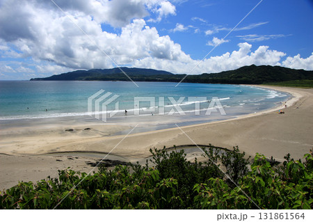 エメラルドグリーンの海と白い砂浜 エメラルドグリーンの海と白い砂浜 131861564