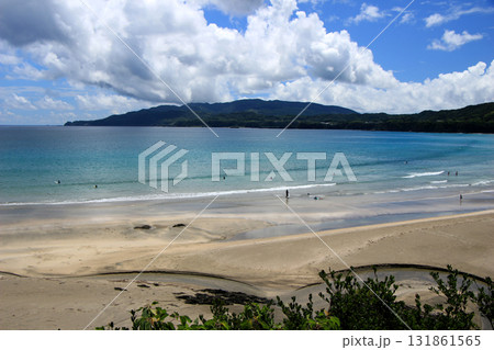 エメラルドグリーンの海と白い砂浜 エメラルドグリーンの海と白い砂浜 131861565