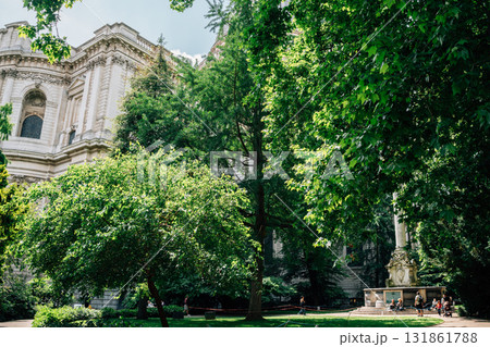 Summer of St Pauls Cathedral Festival Gardens in London, UK Summer of St Pauls Cathedral Festival Gardens in London, UK 131861788