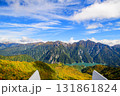 立山黒部アルペンルート　大観峰（2316m）屋上よりの絶景　富山県 131861824