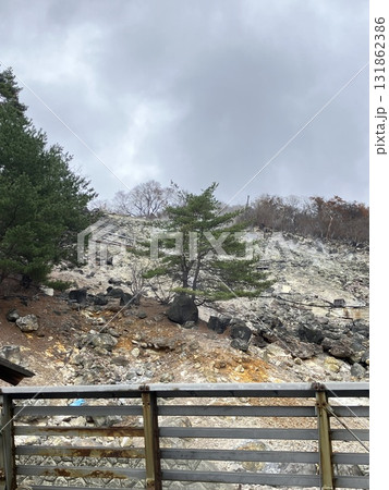 新湯爆裂噴火跡_あらゆばくれつふんかあと_ 奥塩原新湯温泉 新湯爆裂噴火跡_あらゆばくれつふんかあと_ 奥塩原新湯温泉 131862386