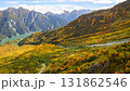 立山黒部アルペンルート　大観峰の紅葉と黒部湖遠望　富山県 131862546