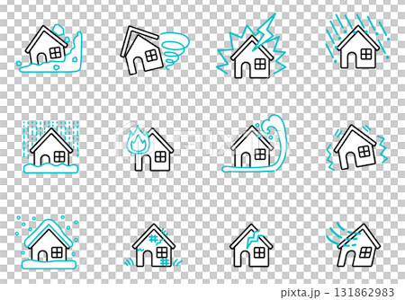 住房災難圖示集 住房災難圖示集 131862983