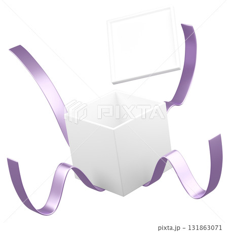 3Dイラスト_プレゼント_紫 3Dイラスト_プレゼント_紫 131863071