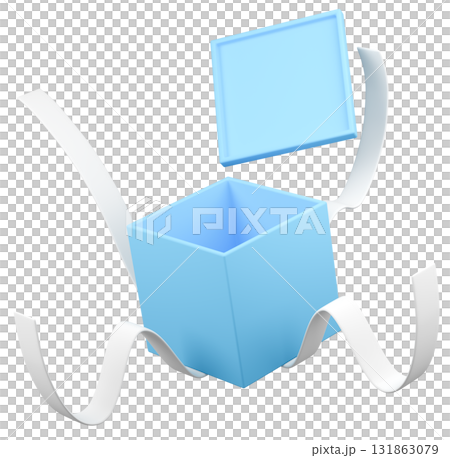 3D illustration_present_light blue 131863079